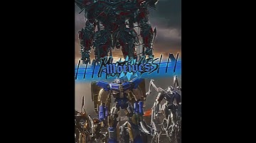 Sentinel Prime (one) VS Sentinel Prime (DOTM) // #transformers #wisedit #capcut