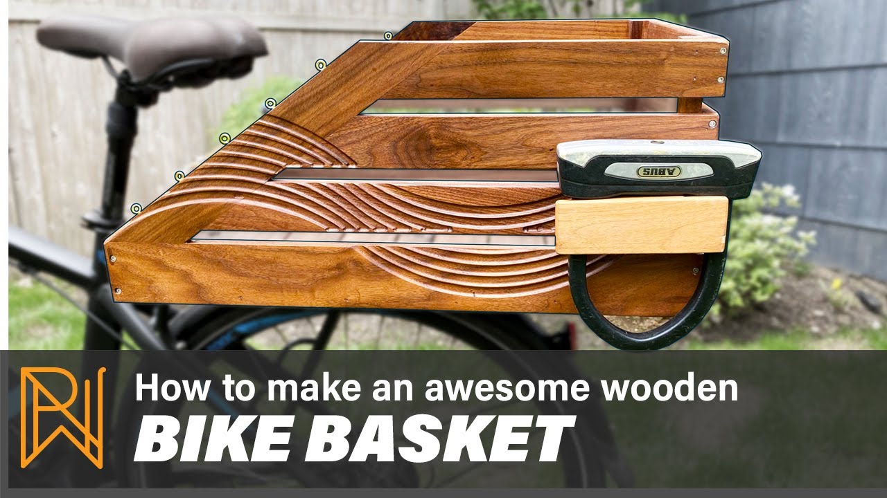 How to Make an Awesome Wooden Bike Basket 