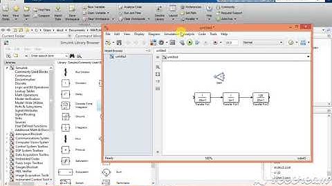 Simulink model - Load frequency control