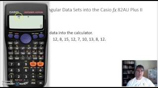 Entering Small Data Sets into the Casio Calculator