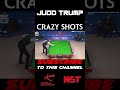 Crazy snooker Shots King of Entertainment Judd Trump #trump #ronnie #snookermoments #snooker #shorts