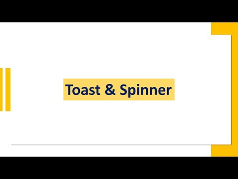 24 Toast & Spinner