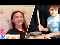 Asking Girls on Omegle if they like my DRUM CHOPS