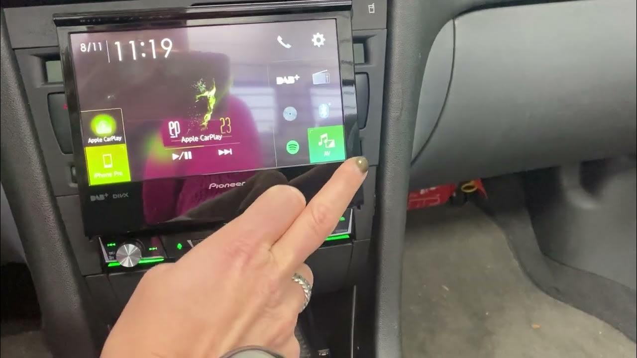 1-Din Autoradio uitklapbaar klapscherm, Navi