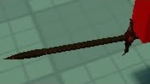 How to make frostfire sword (Roblox cube combination)