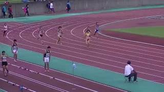 20161010静岡中部陸協記録会女子200m1組