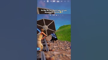 LUKE SKYWALKER VS DARTH VADER IN FORTNITE
