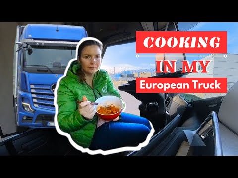 Trucking and Cooking | A day in the life of a girl truck driver #vlog #dorothylech