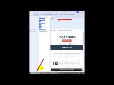 Ubot Studio Advanced Ubot - taskbar progress