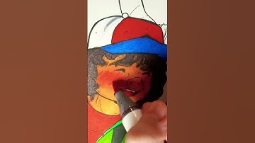 Dustin and Steve drawing stranger things #art #drawingskill #artdrawing #artist #strangerthings