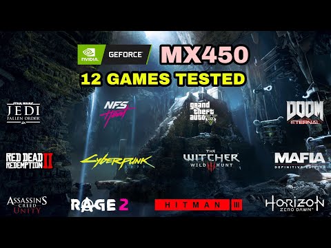 Nvidia GeForce MX450 Gaming Test ! 2021