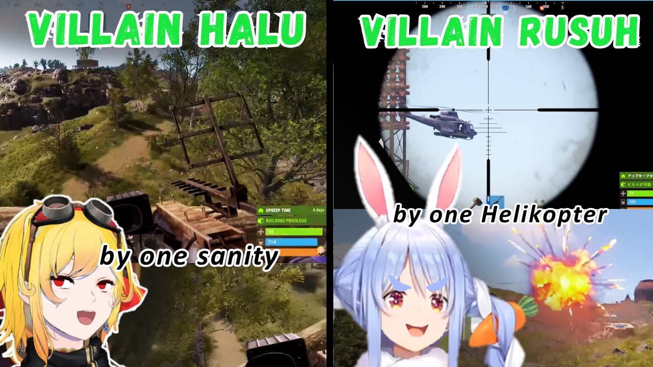 PEKORA By One Helikopter, Sementara Itu Kelakuan Kocak Villain KAELA -HoloRUST【Hololive | Clip】