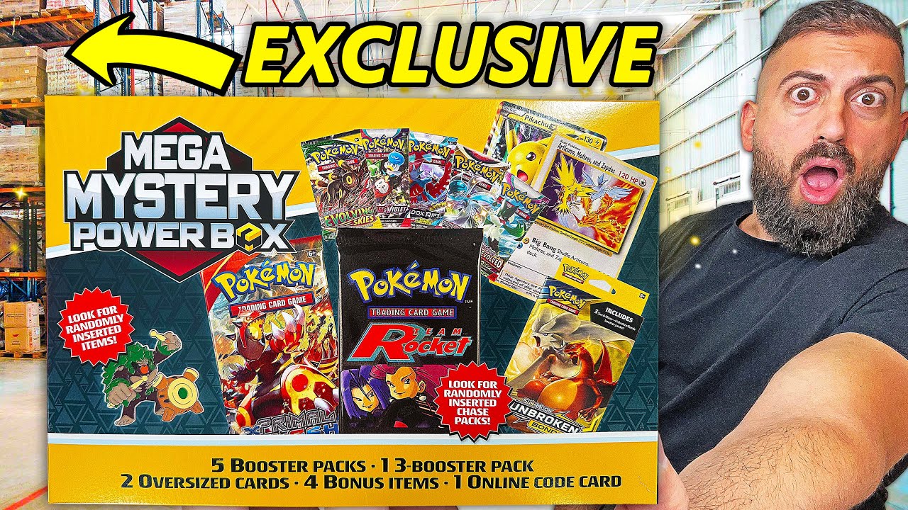 Новые мега-коробки с тайной покемонов возвращаются