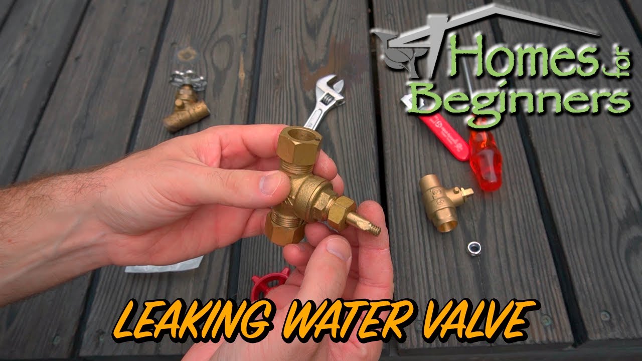 How to Fix a Shut Off Valve Leaking at Stem - YouTube