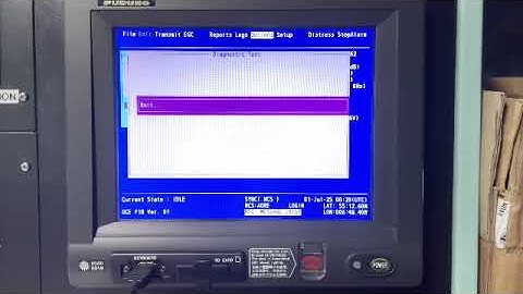 FURUNO Inmarsat C Monthly test.