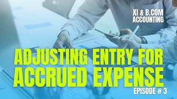 Adjusting Entry for Accrued Expense (Pure Concept) in Urdu/Hindi (XI - B.Com - BBA - MBA)
