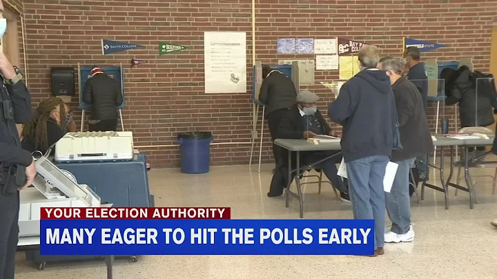 Early voters met with lines at polling locations