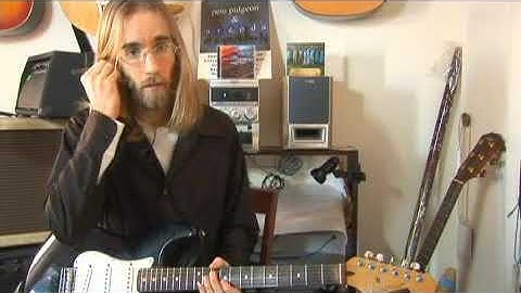 Tuning Guitar Using a Tuning Fork