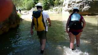 Guara - Barranco Oscuros Del Balces - Aproximacion Agua.mpg