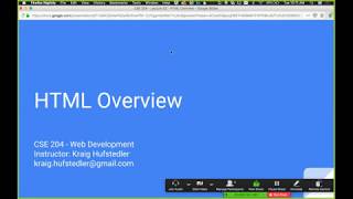WUSTL CSE204A - Lecture 02 - HTML 1