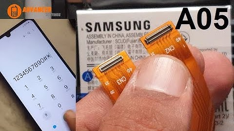 Samsung Galaxy A05 touch screen problem solution