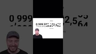 MrBeast hits 1 trillion subscribers  #shorts