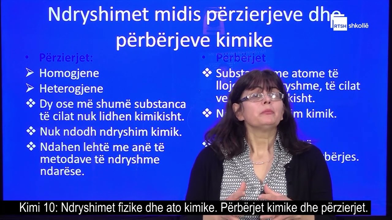 Ndryshimet fizike dhe ato kimike. Përbërjet kimike dhe përzierjet| Kimi 10