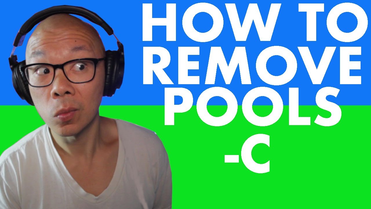 How To Delete a Pool in Windows GUI - YouTube
