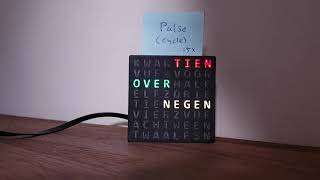 Dutch WordClock with animation Pulse