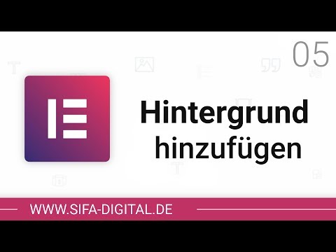 Video: So Stellen Sie Das Hintergrundbild Ein