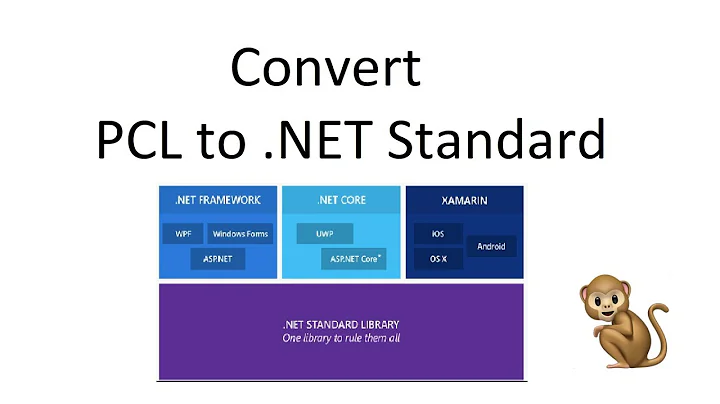 Converting Portable Class Libraries (PCL) to .NET Standard Libaries