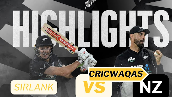 Full Highlights | Sri Lanka Vs New Zealand 2st T20 Match 2024 | Sl Vs Nz