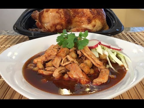Mexican Soup-How To Make Pozole With Rotisserie Chicken-Quick Recipes