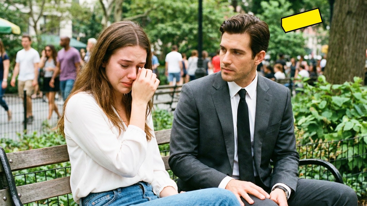 Płacząc, opowiedziała historię swojego życia nieznajomemu w banku… nieświadoma, że ​​jest miliardere