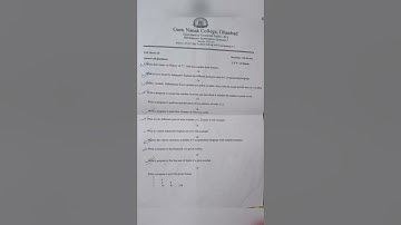 #BCA 2021 Mid semester -1 programming in c question paper #aspirants #study