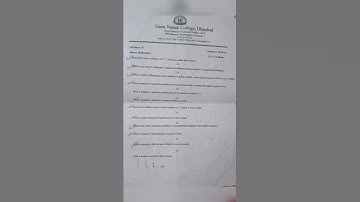 #BCA 2021 Mid semester -1 programming in c question paper #aspirants #study