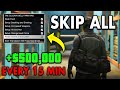 Easy skip all setup missions in the cluckin bell farm raid heist in gta 5 online