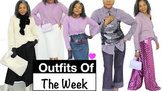 Loving The Pantone Colour  'Very Peri' Look To My Outfits This Week | Colleen G Lea