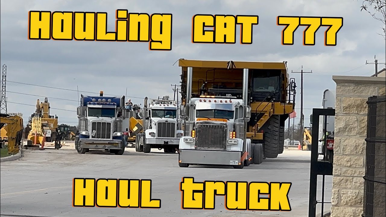 Peterbilt 389 with a Cat 2WS (700 HP) hauling a 160k lb dump truck