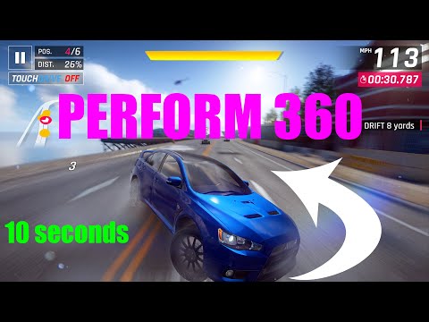 How To Perform 360 In Asphalt 9 PC Keyboard