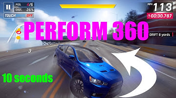 How To Perform 360 In Asphalt 9 PC Keyboard