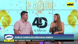 ¡Cine 4D cumple dos años en el Pinedo!