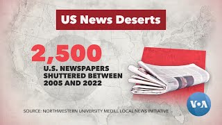 As News Deserts Spread Across US, Trust Breaks Down | VOANews