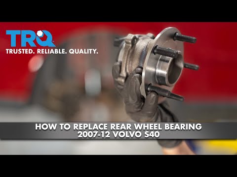 How to Replace Rear Wheel Bearing 2007-12 Volvo S40