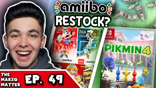 HUGE Amiibo Restock Coming? Pikmin 4 Sales Broke RECORDS, & more! | THE MARIO MATTER #49