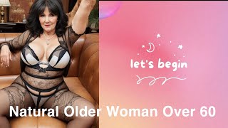 Natural Older Women Over 60 🌹 Leather Lingerie Fashion #beauty #woman