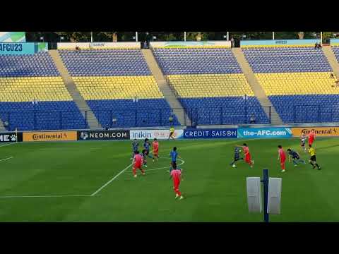아시안컵 U23 축구 [한국 : 일본] / 이강인 돌파 드리블 / 공격적인 슛
