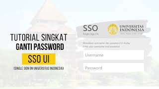 Tutorial Login dan Ganti Password SSO UI Universitas Indonesia screenshot 5