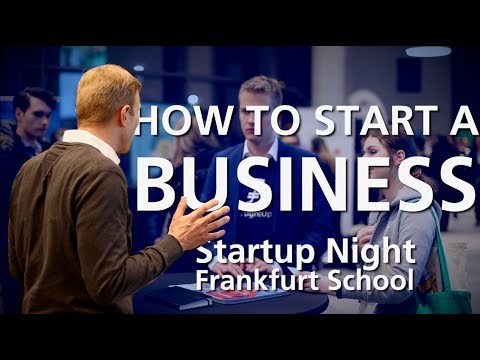 How to start a business | Startup Night Frankfurt School