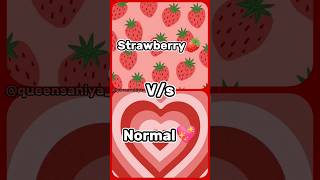 Strawberry? vs Normal? /purse?/cake?/dress?/heel? style trending stylish shorts